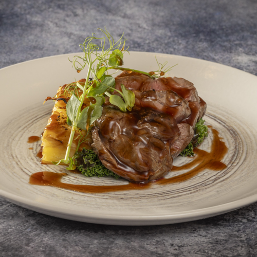 <p>ROASTED LAMB RUMP</p>