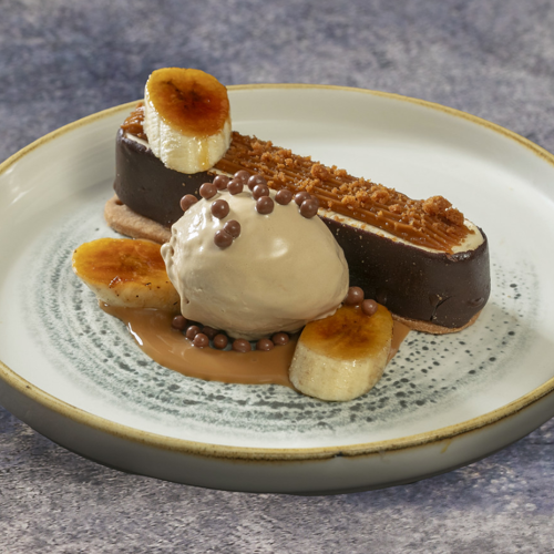 <p>BISCOFF & MISO CARAMEL CHEESCAKE</p>